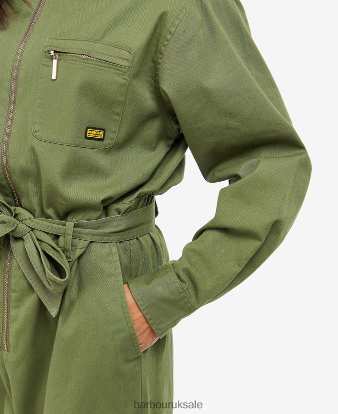 Rossin Jumpsuit Barbour Women R08LB61839 Clothing Midnight Green