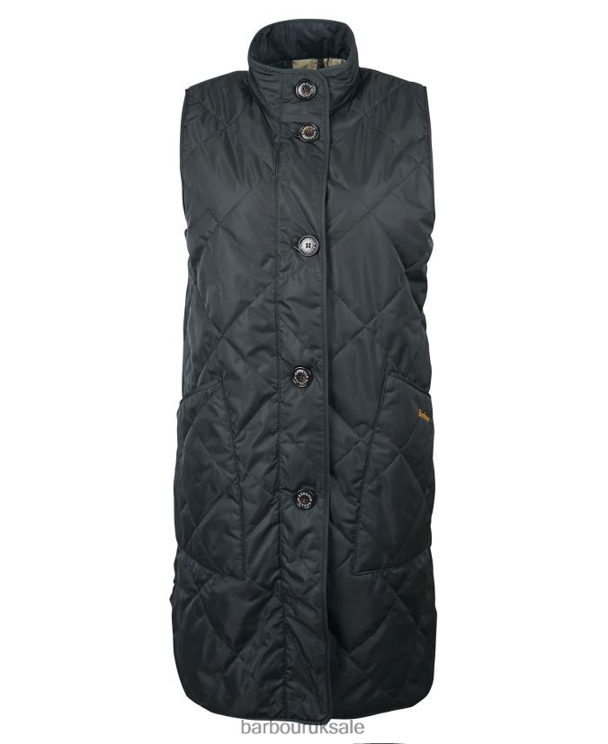 Dumfries Gilet Barbour Women R08LB61579 Clothing Black/Ancient