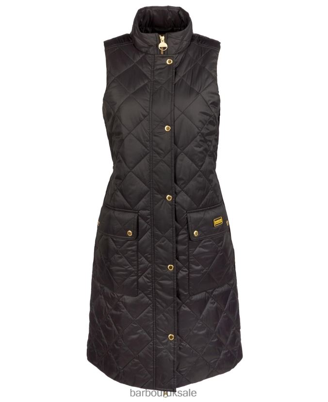 Knock Hill Gilet Barbour Women R08LB61557 Clothing Burnt Cinder