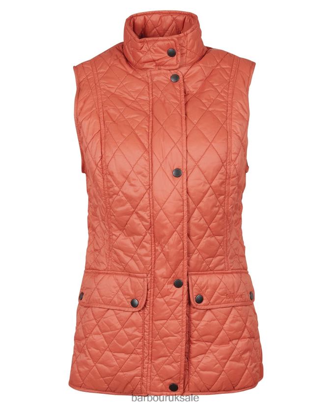 Otterburn Gilet Barbour Women R08LB61544 Clothing Rose Dust