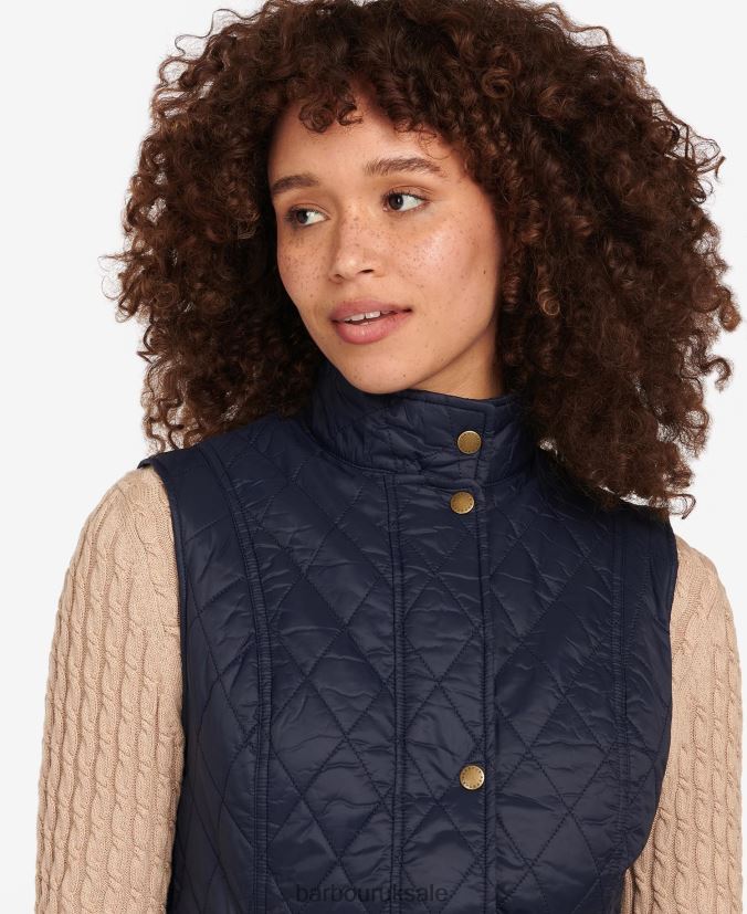 Otterburn Gilet Barbour Women R08LB61547 Clothing Navy