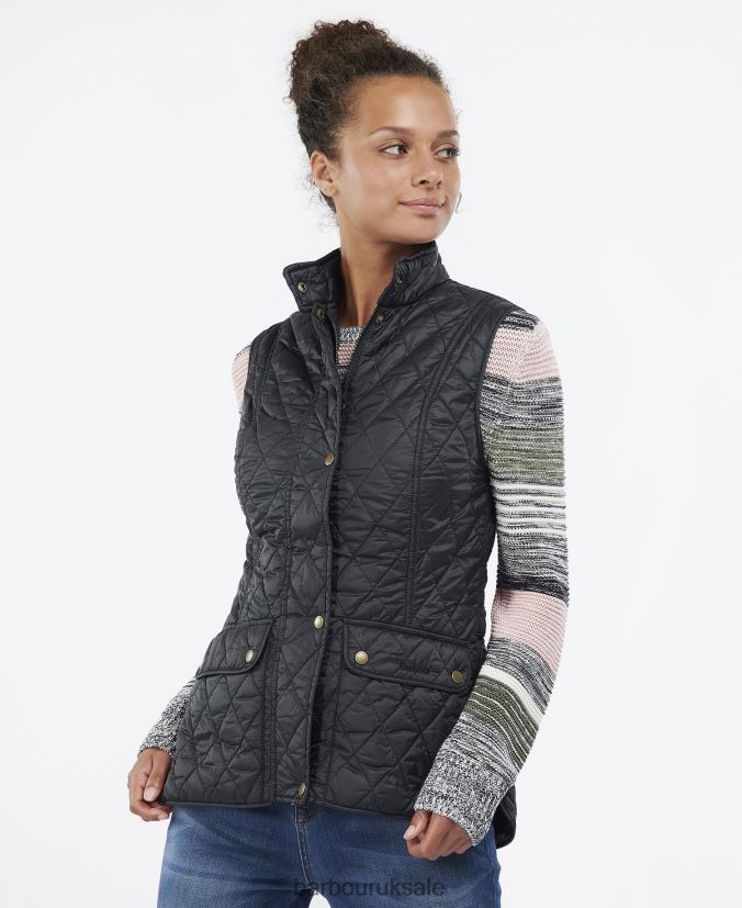 Otterburn Gilet Barbour Women R08LB61551 Clothing Black