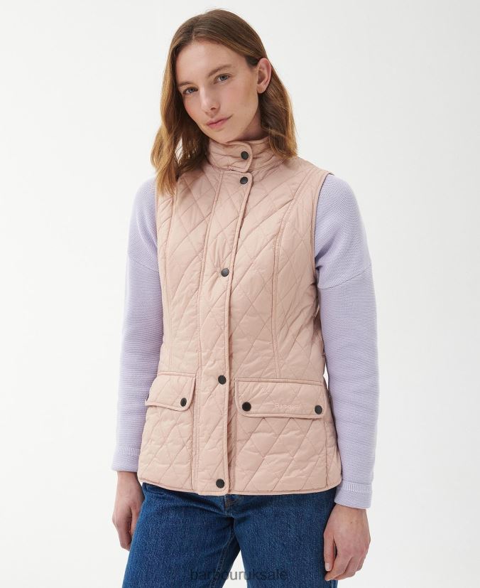 Otterburn Gilet Barbour Women R08LB61572 Clothing Rose Dust - Click Image to Close