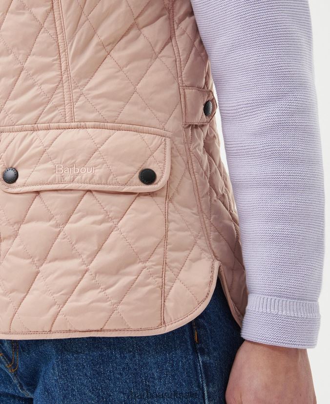 Otterburn Gilet Barbour Women R08LB61572 Clothing Rose Dust