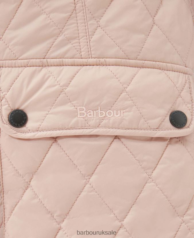 Otterburn Gilet Barbour Women R08LB61572 Clothing Rose Dust