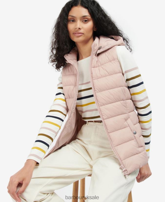 Shaw Gilet Barbour Women R08LB61573 Clothing Rose Quartz - Click Image to Close