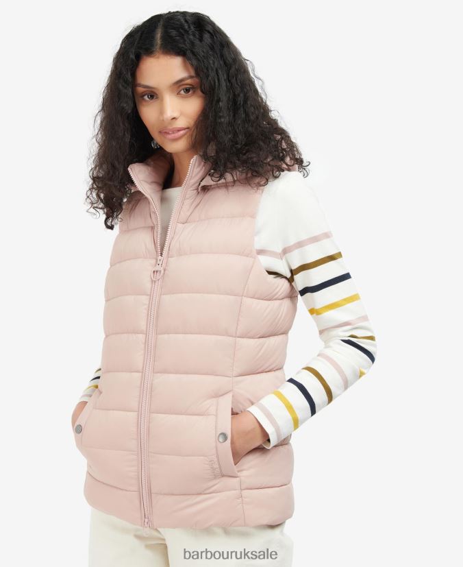 Shaw Gilet Barbour Women R08LB61573 Clothing Rose Quartz