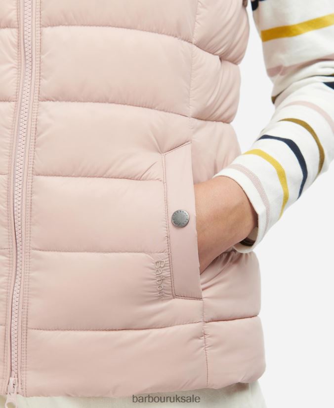 Shaw Gilet Barbour Women R08LB61573 Clothing Rose Quartz