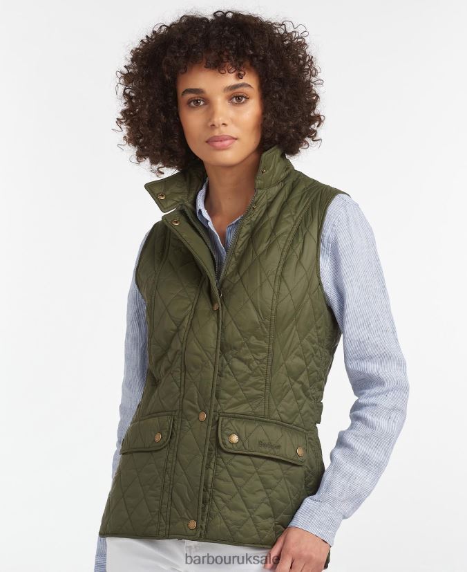 Weste Otterburn Barbour Women R08LB61541 Clothing Olive - Click Image to Close