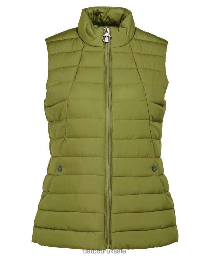 Yara Gilet Barbour Women R08LB61558 Clothing Olive Tree