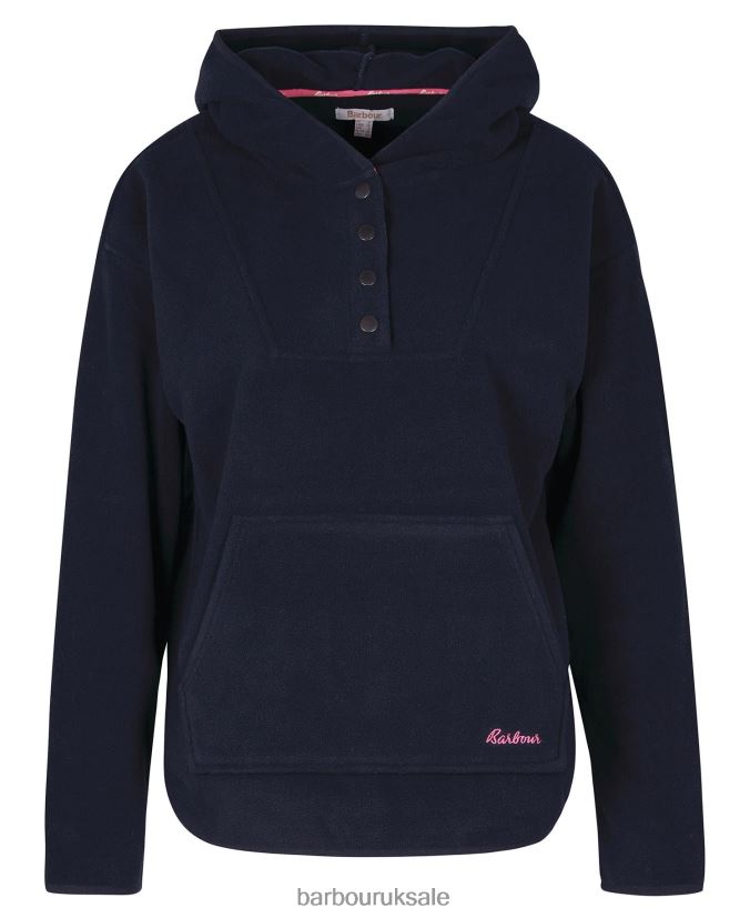 Adria Hoodie Barbour Women R08LB62026 Clothing Classic Navy