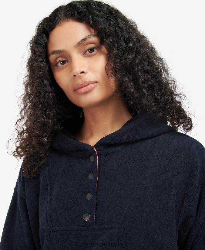 Adria Hoodie Barbour Women R08LB62026 Clothing Classic Navy