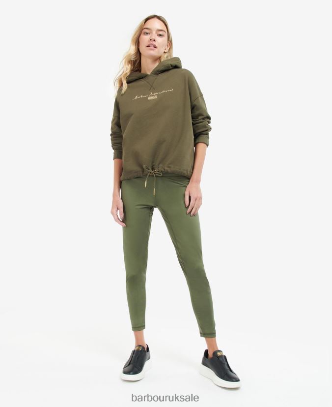 Alpine Sweatshirt Barbour Women R08LB62025 Clothing Palmer Green