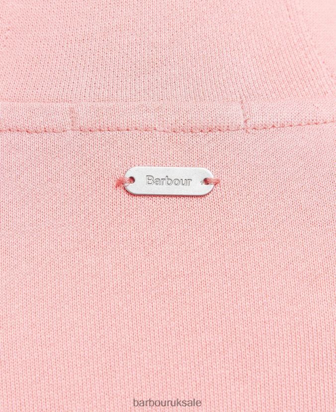 Kenmore Hoodie Barbour Women R08LB62030 Clothing Pink Punch