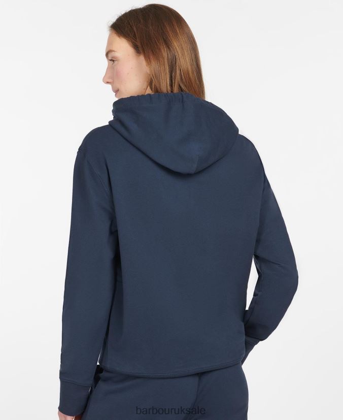 Lottie Lounge Hoodie Barbour Women R08LB61988 Clothing Navy