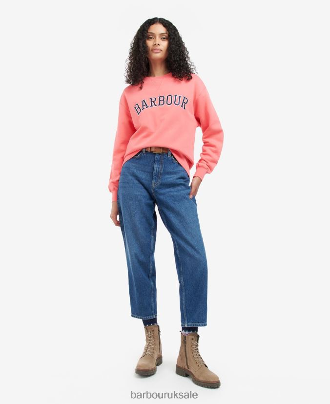 Northumberland Sweatshirt Barbour Women R08LB61994 Clothing Classic Navy