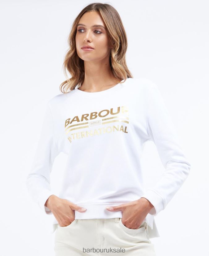 Originals Crew Sweatshirt Barbour Women R08LB62013 Clothing White