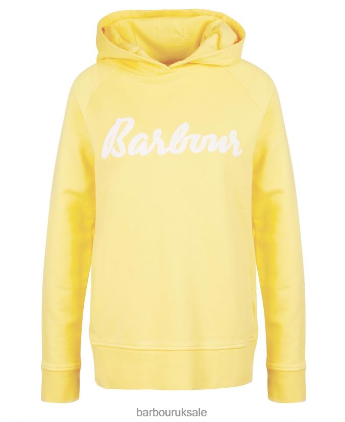 Otterburn Hoodie Barbour Women R08LB62014 Clothing Sunrise Yellow