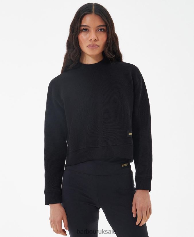 Redgrave Sweatshirt Barbour Women R08LB62021 Clothing Classic Black