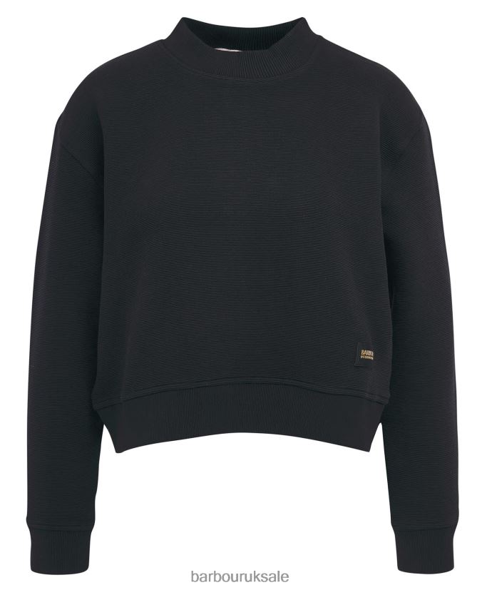 Redgrave Sweatshirt Barbour Women R08LB62021 Clothing Classic Black