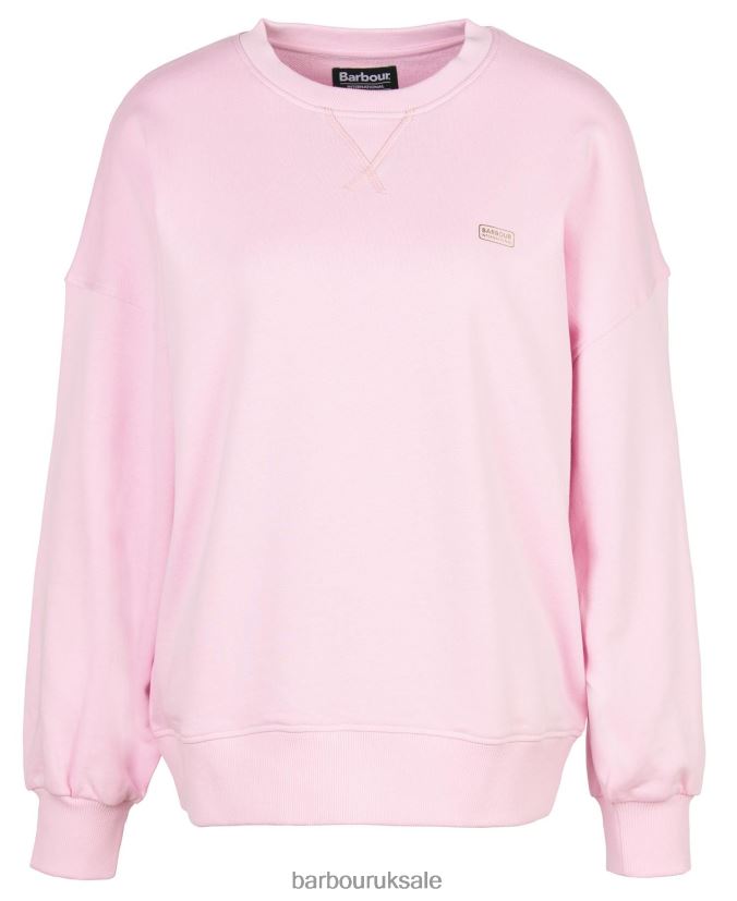 Rossin Sweatshirt Barbour Women R08LB61993 Clothing Pink Lemonade