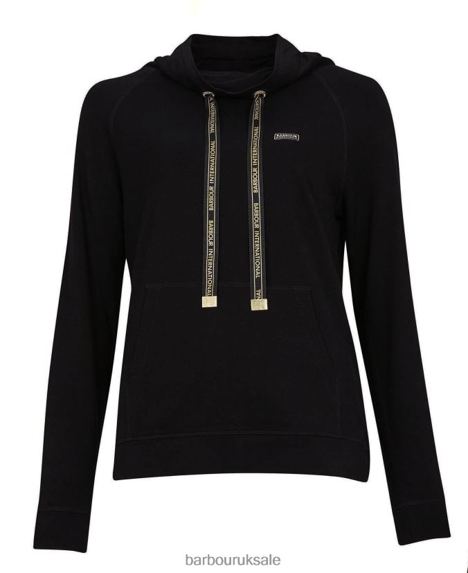 Suspension Hoodie Barbour Women R08LB62006 Clothing Black