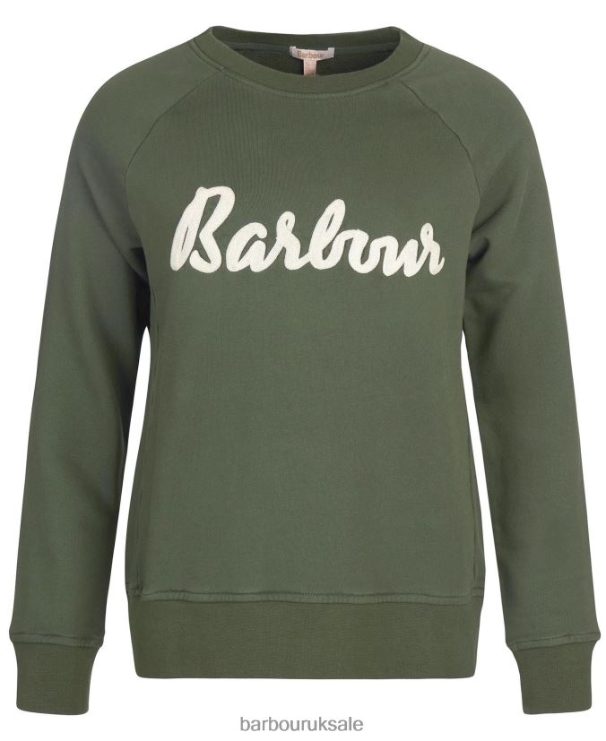 Sweatshirt Otterburn Barbour Women R08LB62027 Clothing Olive