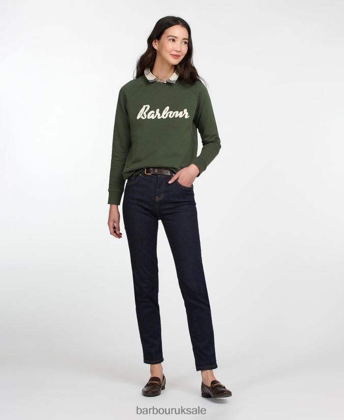 Sweatshirt Otterburn Barbour Women R08LB62027 Clothing Olive