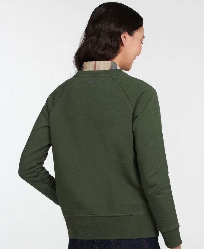 Sweatshirt Otterburn Barbour Women R08LB62027 Clothing Olive