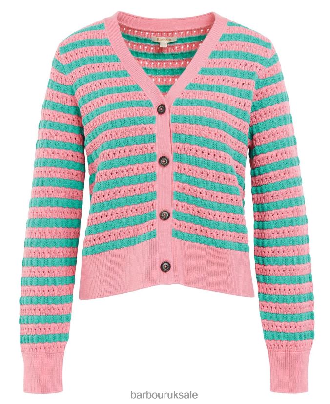 Acanthus Cardigan Barbour Women R08LB61918 Clothing Hibiscus