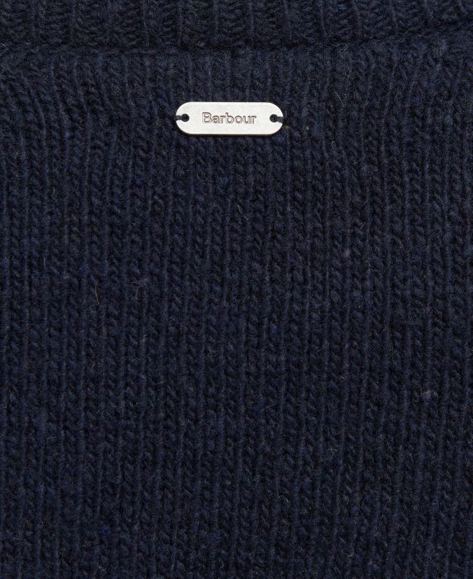 Belmount Knitted Jumper Barbour Women R08LB61973 Clothing Navy