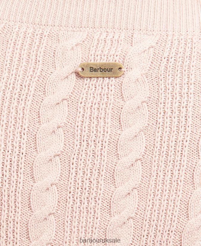 Fieldrose Knitted Jumper Barbour Women R08LB61919 Clothing Rose Dust