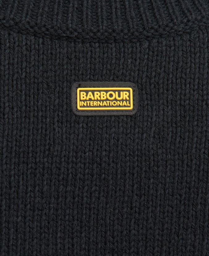 Homerun Knit Barbour Women R08LB61985 Clothing Black