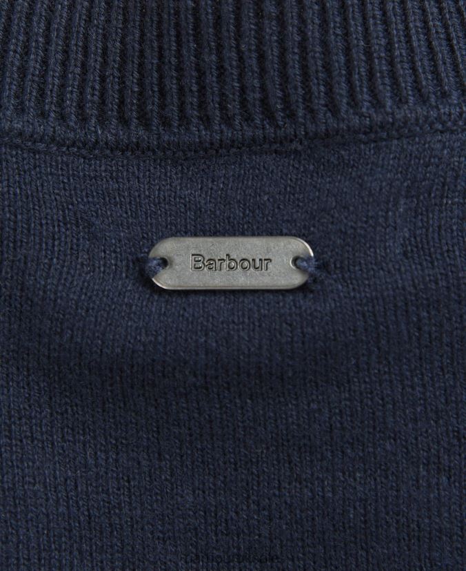 Housesteads Knitted Jumper Barbour Women R08LB61969 Clothing Classic Navy