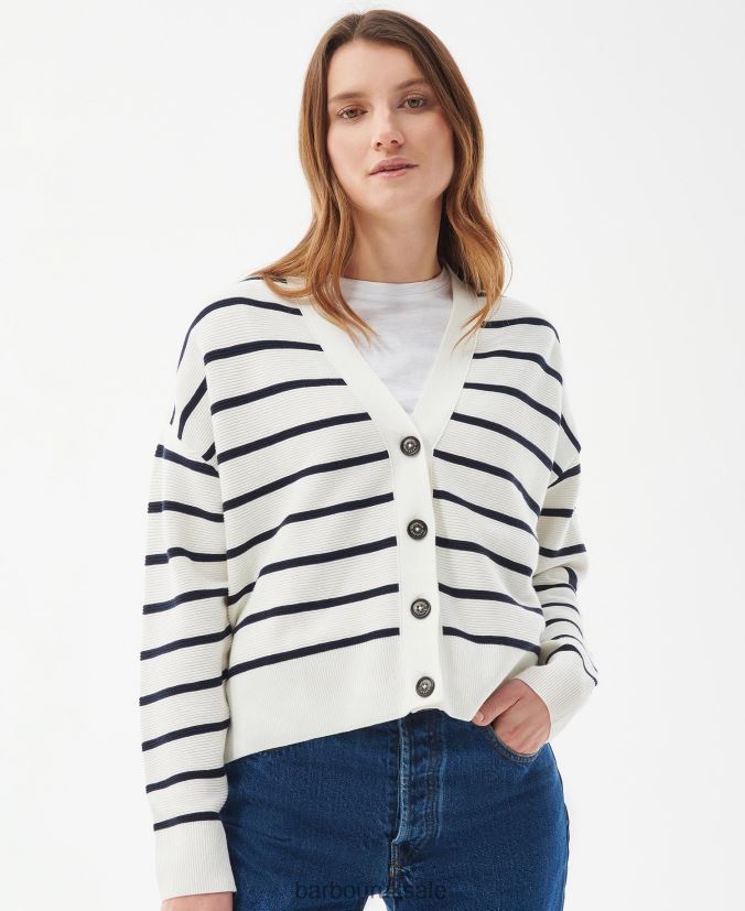 Mariner Cardigan Barbour Women R08LB61920 Clothing Cloud