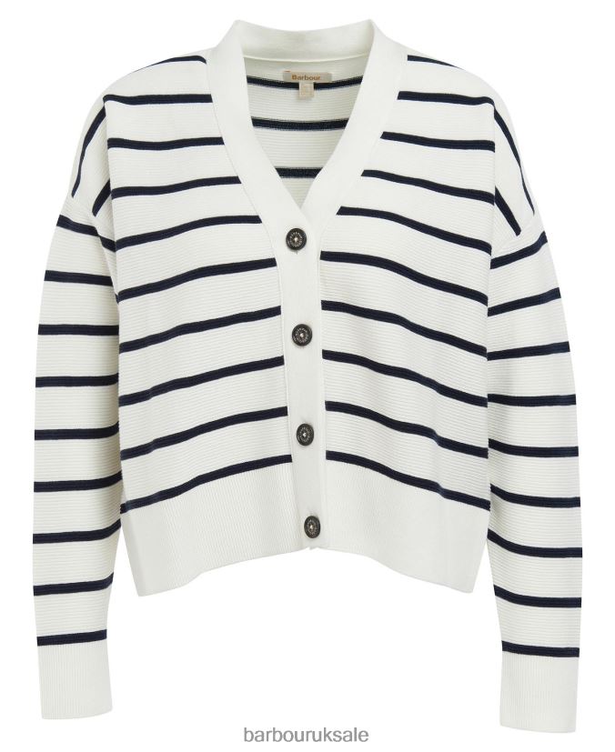 Mariner Cardigan Barbour Women R08LB61920 Clothing Cloud