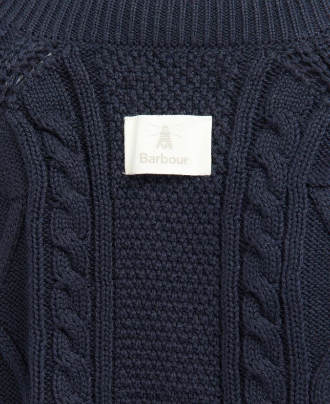 Nahla Cardigan Barbour Women R08LB61976 Clothing Classic Navy