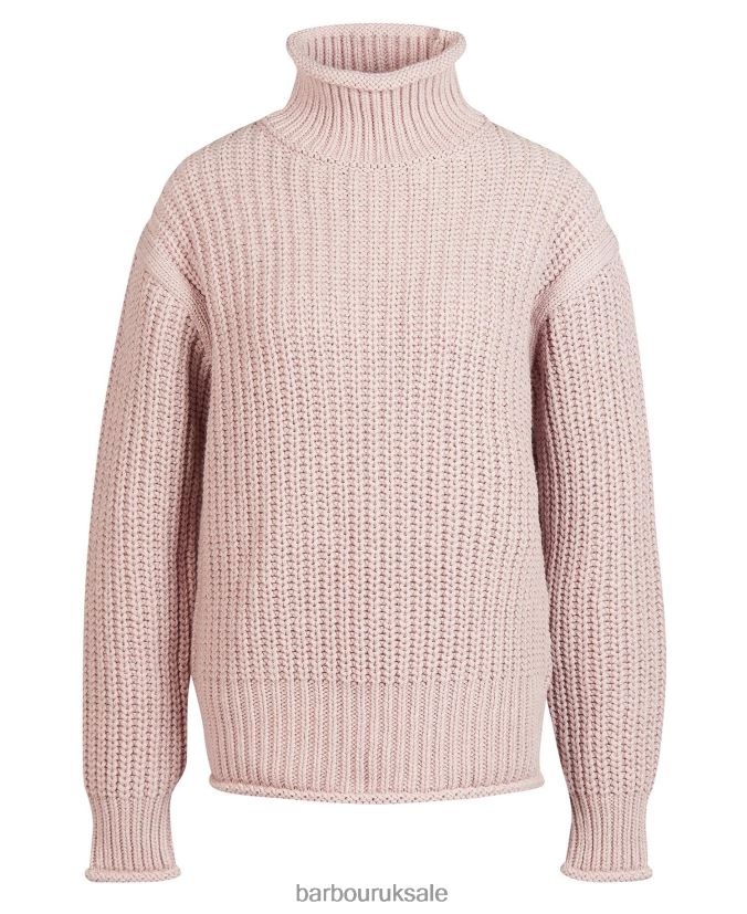 Rockcliffe Knit Barbour Women R08LB61958 Clothing Rose Quartz