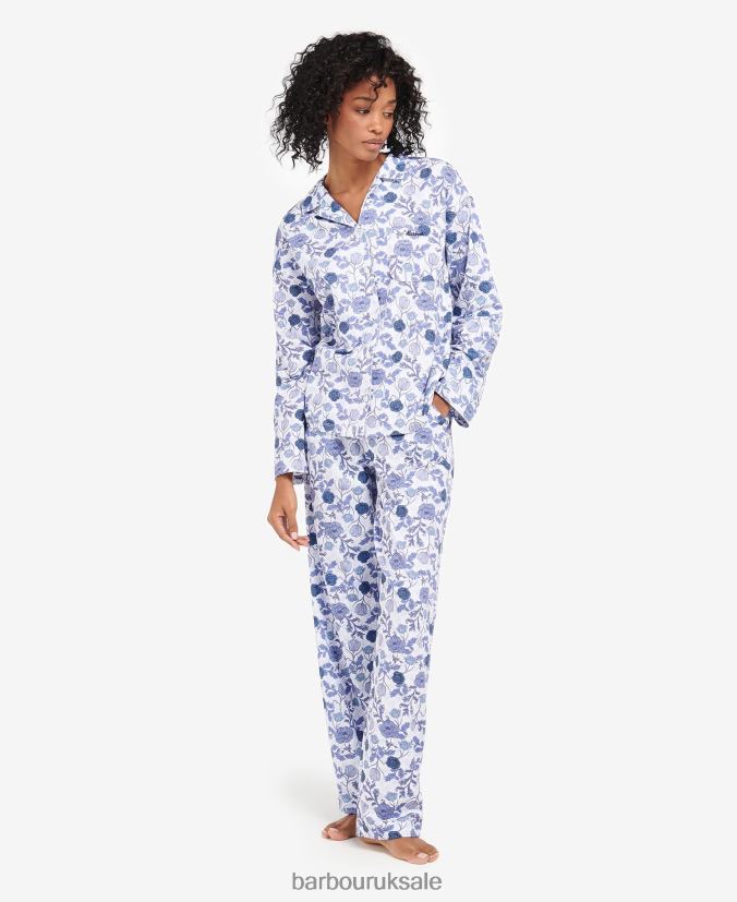 Darcy PJ Set Barbour Women R08LB62041 Clothing Bellflower Floral - Click Image to Close