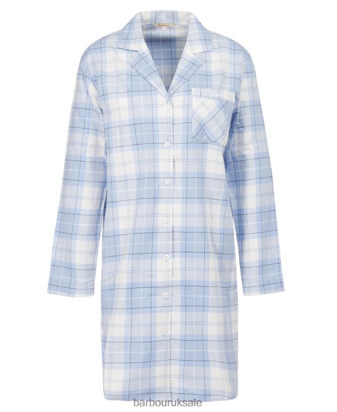 Etta Nightshirt Barbour Women R08LB62040 Clothing Pink Tartan