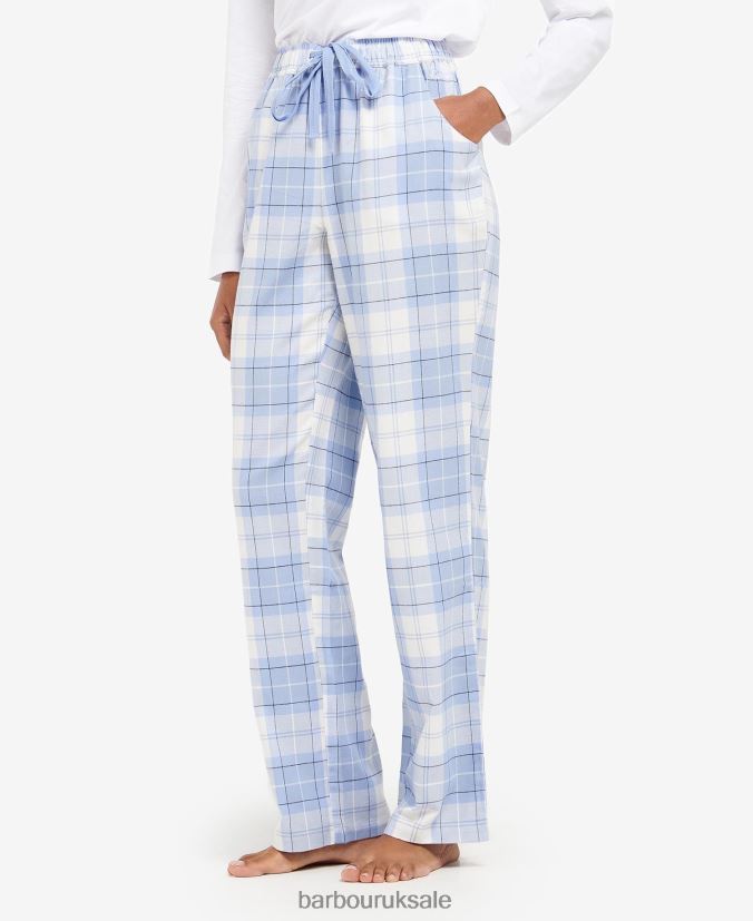 Nancy PJ Trousers Barbour Women R08LB62044 Clothing Pink Tartan - Click Image to Close