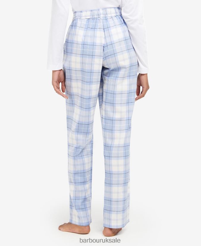 Nancy PJ Trousers Barbour Women R08LB62044 Clothing Pink Tartan