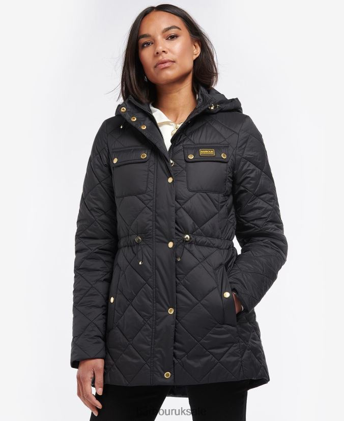 Avalon Quilted Jacket Barbour Women R08LB61429 Clothing Harley Green - Click Image to Close