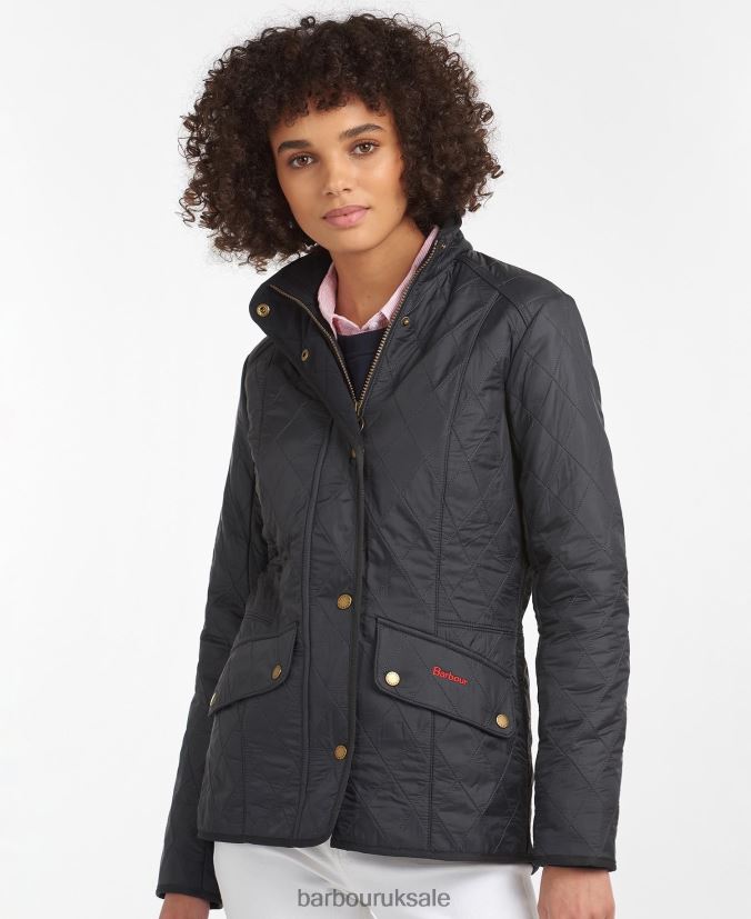 Cavalry Polarquilt Jacket Barbour Women R08LB61400 Clothing Black - Click Image to Close