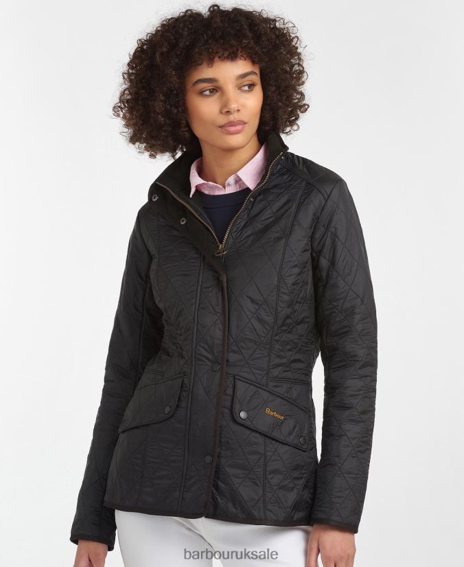 Cavalry Polarquilt Jacket Barbour Women R08LB61405 Clothing Black