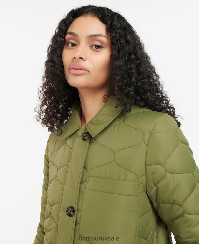 Daria Quilted Jacket Barbour Women R08LB61420 Clothing Light Trench