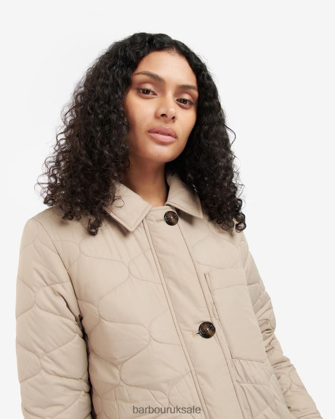 Daria Quilted Jacket Barbour Women R08LB61434 Clothing Light Trench