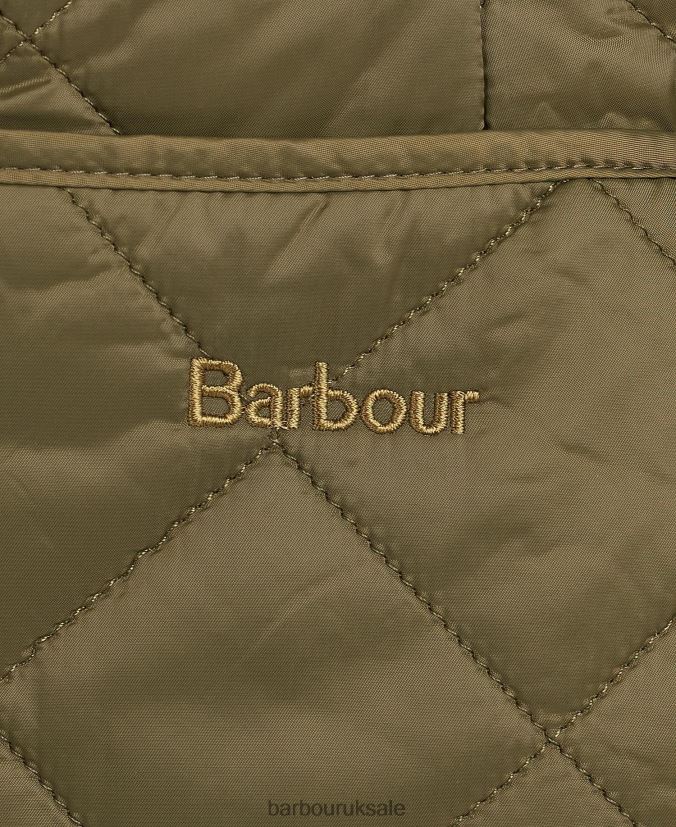 Deveron Quilted Jacket Barbour Women R08LB61399 Clothing Black/Olive