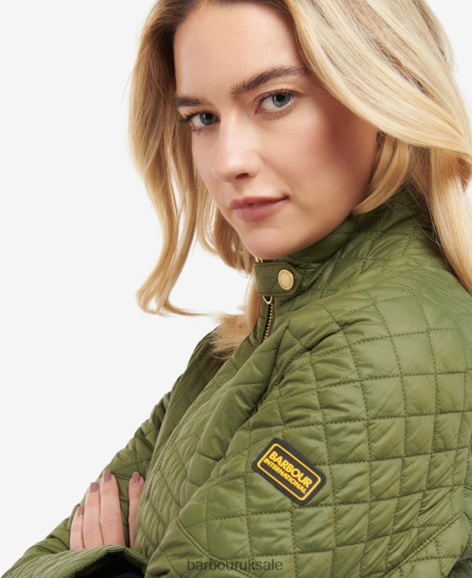 Formation Quilted Jacket Barbour Women R08LB61496 Clothing Black