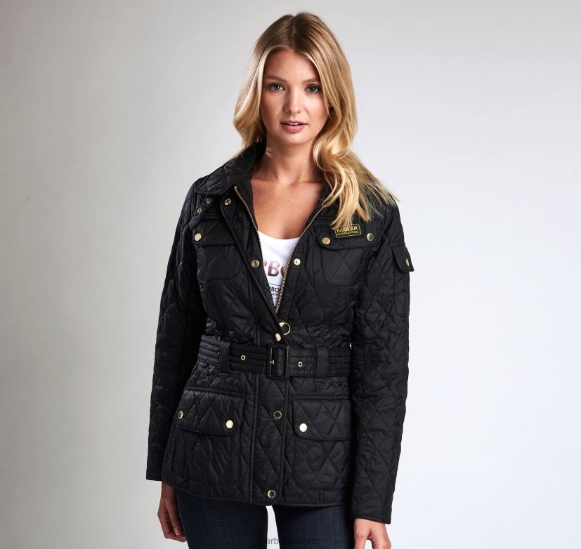 International Quilted Jacket Barbour Women R08LB61404 Clothing Black